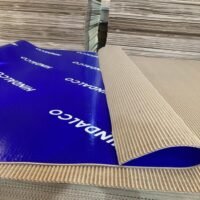 White Printed Laminated CORRUGATED 2PLY Paper Roll, For Packaging, GSM: 120 GSM