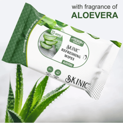 Aloevera Fragrance Refreshing Wet Wipes, Packet