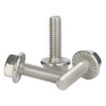 Hex Flange Bolt – Full Thread, Bright Zinc Plated