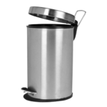 Stainless Steel Pedal Dustbin, Steel Grade: SS 304, 10 L